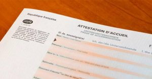 attestation accueil