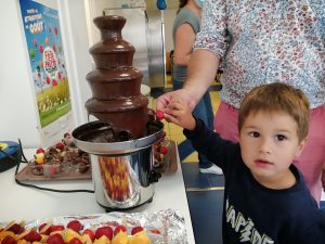 Animation fontaine de chocolat 