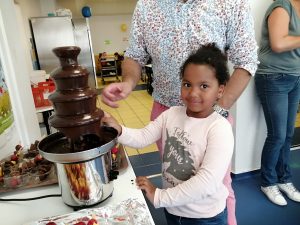 Animation fontaine de chocolat 