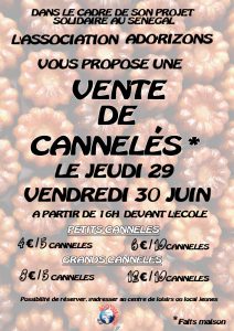 AFFICHE CANNELES