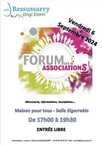 Affiche FORUM des ASSOS 2024