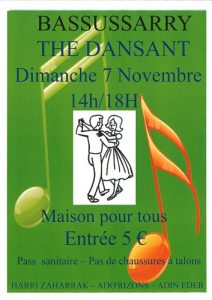 Affiche THÉ DANSANT nov21