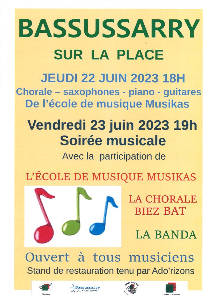 Affiche Fête de la musique 2023