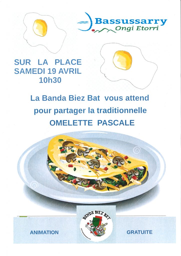 Affiche Omelette pascale 2025