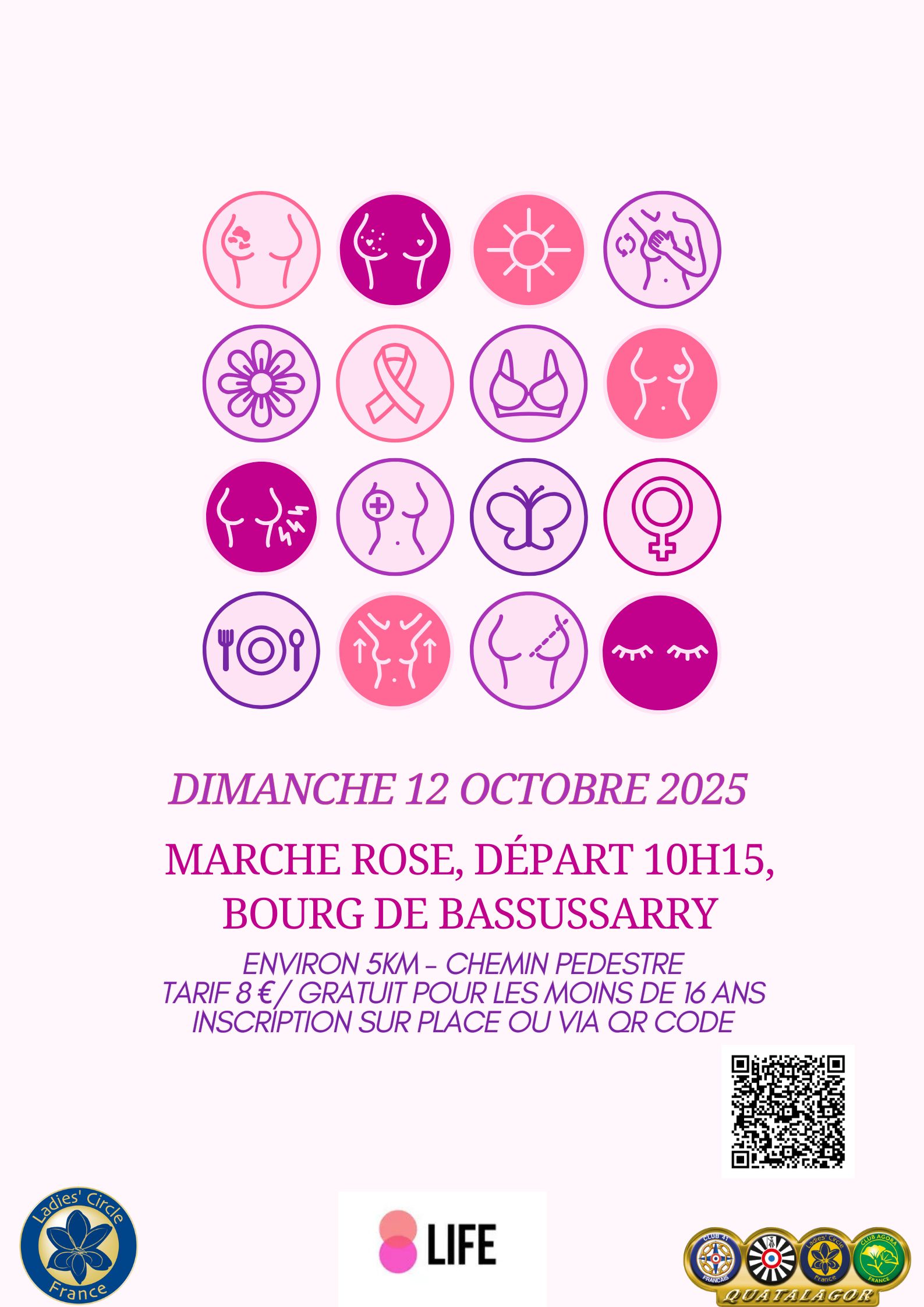 Affiche Marche Rose 12.10.2025