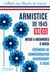 Affiche événement cérémonie du 11 novembre Armistice géométrique moderne (2)