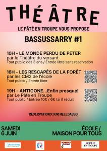 Affiche journee threatre 6 juin