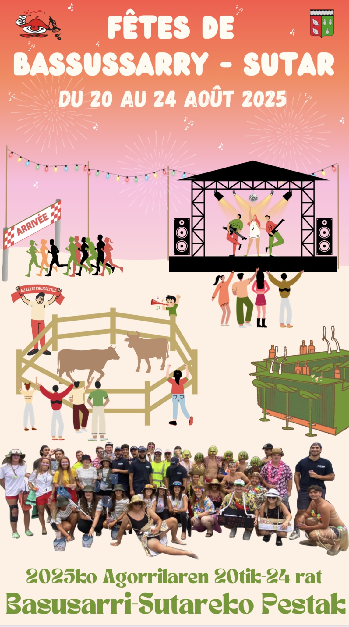 Affiche fêtes Bassu 2025