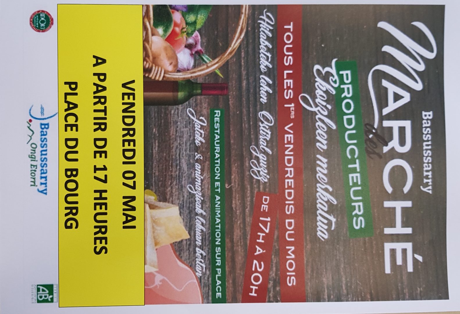 affiche marché2
