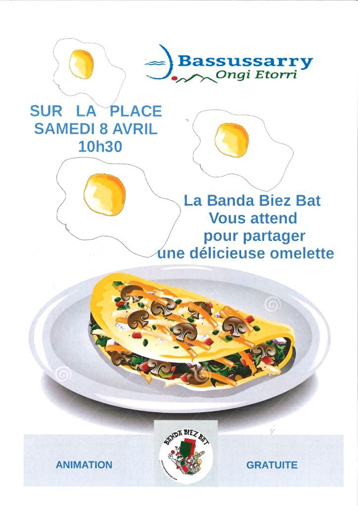 Affiche omelette pascale 30 03 2023